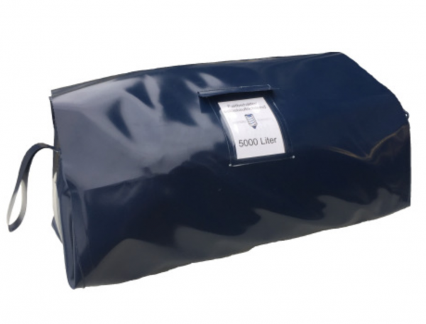 Offener Flüssigkeits-Auffangbehälter Faltsilo 5000l Entleerungsarmatur Storz A